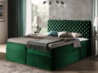 MIRJAN24 Boxspringbett Chesterfield (Kopfteil, Matratze + Topper), mit 2...