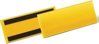 DURABLE F&auml;chermappe Etikettentasche magnetisch 297x74mm gelb VE=50 St&uuml;ck