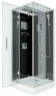 AcquaVapore Komplettdusche Duschkabine Dusche D38-13L1 Schwarz 90x90,...