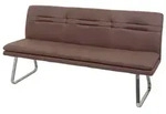 MCW Sitzbank MCW-H70-S, Inklusive Fu&szlig;bodenschoner, Mit Ziernaht braun 180 cm x...