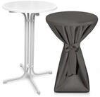 Beautissu Stehtisch Outdoor Stehtisch Bellini, klappbar, &Oslash;70cm, Anthrazit, mit