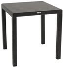 DEGAMO Gartentisch PARIS, 70x70cm, Aluminium anthrazit, wetterfest