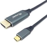 Equip Equip USB-C auf HDMI Kabel, M/M, 2.0m, 4K/30Hz Audio- & Video-Kabel