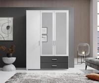 Schlafkontor Dreht&uuml;renschrank Ivar Kleiderschrank mit Spiegel inklusive 2