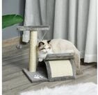 PawHut Kratzbaum Katzenbaum Spielbaum Katzenkratzbaum Katzen mit Ball,...