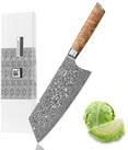ZAYIKO Asiamesser Kinone Damast Kiritsuke K&uuml;chenmesser 20cm Klinge...