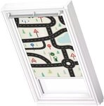 Verdunklungsrollo DKL 4655SWL, Motiv: Kids Stra&szlig;en, VELUX, verdunkelnd, ohne...