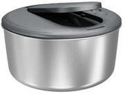 zyliss Salatschleuder Swift Dry Edelstahl, trocknet Salat in wenigen Sekunden,