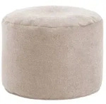 mokebo Pouf Der Ruhepouf (rund und aus Webstoff), Sitz-Hocker XL, Bodenkissen,