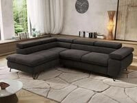 MKS M&Ouml;BEL Ecksofa PABLO L, Set, HR35-Schaum, Metallbeinen, Wellenfedern,...