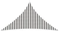 vidaXL Sonnensegel Sonnensegel Hellgrau und Wei&szlig; 4,5 x 4,5 x 4,5 m HDPE,...