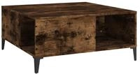 vidaXL Ablagetisch, Couchtisch R&auml;uchereiche 80x80x36,5 cm Holzwerkstoff