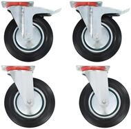 vidaXL Schwerlastrolle Lenkrollen 4 Stk. 200 mm, (4-St)