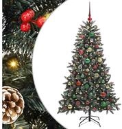 vidaXL K&uuml;nstlicher Weihnachtsbaum K&uuml;nstlicher Weihnachtsbaum Gr&uuml;n 150 cm PVC,