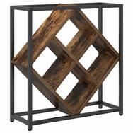 vidaXL Weinregal Weinregal Ger&auml;ucherte Eiche 51 x 18 x 52,5 cm Holzwerkstoff,...