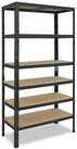 shelfplaza Schwerlastregal HOME, 230x120x60cm anthrazit, 6 B&ouml;den, Kellerregal,