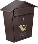 TRIZERATOP Briefkasten Briefkasten 380x320x105mm braun (Briefkasten...