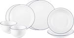 Geschirr-Set SELTMANN WEIDEN "Einsteiger-Set Compact Blaurand 8er Set...