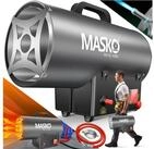 MASKO Heizger&auml;t gasbetrieben inkl. Gasschlauch & Druckminderer Anschluss zu