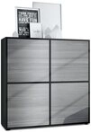 Vladon Highboard Cuba V2 (Schrank, 104 x 105,5 x 35,5 cm Sideboard mit 8...