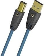OEHLBACH Oehlbach USB-Kabel USB-B Stecker, USB-A Stecker 1 m Petrolblau doppe