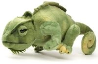 Uni-Toys Kuscheltier Cham&auml;leon gr&uuml;n - 28 cm (L&auml;nge) - Pl&uuml;sch-Reptil -