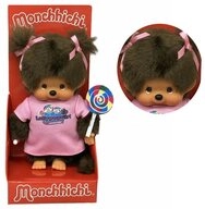 Monchhichi Pl&uuml;schfigur M&auml;dchen im Lollypop-Outfit 20 cm Monchhichi Puppe...