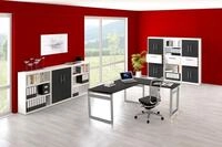 KERKMANN Schreibtisch Schreibtisch StageOne Form 5 BxT 180x80cm anthrazit