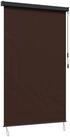 Rollo Rollo Braun 100 x 250 cm Stoff und Aluminium, vidaXL