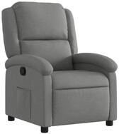 vidaXL Sessel Relaxsessel, Stoff, Dunkelgrau (1-St)