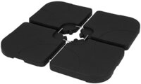 ML-DESIGN Schirmst&auml;nder-Platte Sonnenschirmst&auml;nder 4-teilig Schirmgewicht