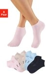 Bench. Sneakersocken (Packung, 8-Paar) mit weicher Baumwolle