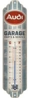 Nostalgic-Art Raumthermometer Retro Metall-Thermometer Innen Analog - Audi Logo