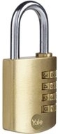 Yale Vorh&auml;ngeschloss Messing Zahlenschloss 40 mm Y150B/40/130/1