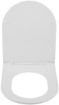 WENKO WC-Sitz Modell Galati, Toilettensitz aus Duroplast, ultraflach, D-Form,...