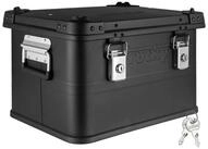 Trucky Allzweckkiste Aluminium Box mit Deckel Schwarz Alukiste 30 Liter