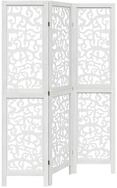 vidaXL Paravent 40 x 160 cm 3-tlg Raumteiler Paravent Trennwand Spanische Wand...
