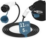 ANSMANN AG Ladekabel Typ 2 mit 11 kW f&uuml;r Hybrid- & Elektroauto 5 Meter lang