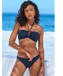 s.Oliver Bandeau-Bikini-Top Beverly, mit kontrastfarbigem Zierring blau 42