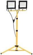 vidaXL Flutlichtstrahler LED-Fluter mit Stativ 2x100 W Kaltwei&szlig;