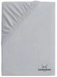 Sansibar Sylt Spannbettlaken Spannbettlaken SANSIBAR Jersey BL 140x200 cm silber