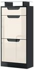 Vladon Schuhschrank Fiesta V2 (Schuhkipper f&uuml;r 8 Paar Schuhe, mit 2 Klappen,