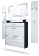 Vladon Garderoben-Set Malea, (Garderobenset bestehend aus 1 H&auml;ngeschuhschrank, 1