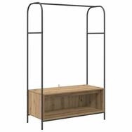 vidaXL Kleiderst&auml;nder Kleiderst&auml;nder Braun Eichen-Optik 100 x 44 x 160 cm, (1...