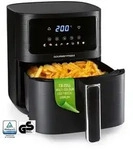 GOURMETmaxx Hei&szlig;luftfritteuse Digital 4,5l 1500W schwarz mit Farbdisplay...