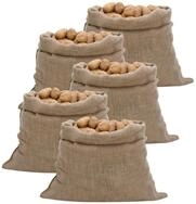 vidaXL Gartensack Jutes&auml;cke 5 Stk. 100 x 110 cm 100 % Jute 220 g/m&sup2;, (5-tlg)
