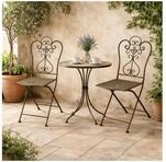 HTI-Living Klappstuhl Romantische Metallst&uuml;hle 2er Set (Set, 2 St), Gartenstuhl