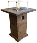 ELEMENTI Feuerstelle "Rova Bar" Gasfeuerstelle, (in Holz-Optik, 8-St), L 87 x B...