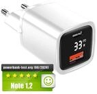 EAXUS 33 Watt USB-A + USB-C Netzteil mit Schnellladefunktion und Display