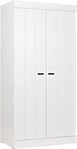 WOOOD Kleiderschrank Connect mit Streifen-T&uuml;ren mit Schlitzen (3-t&uuml;rig) FSC&reg;
